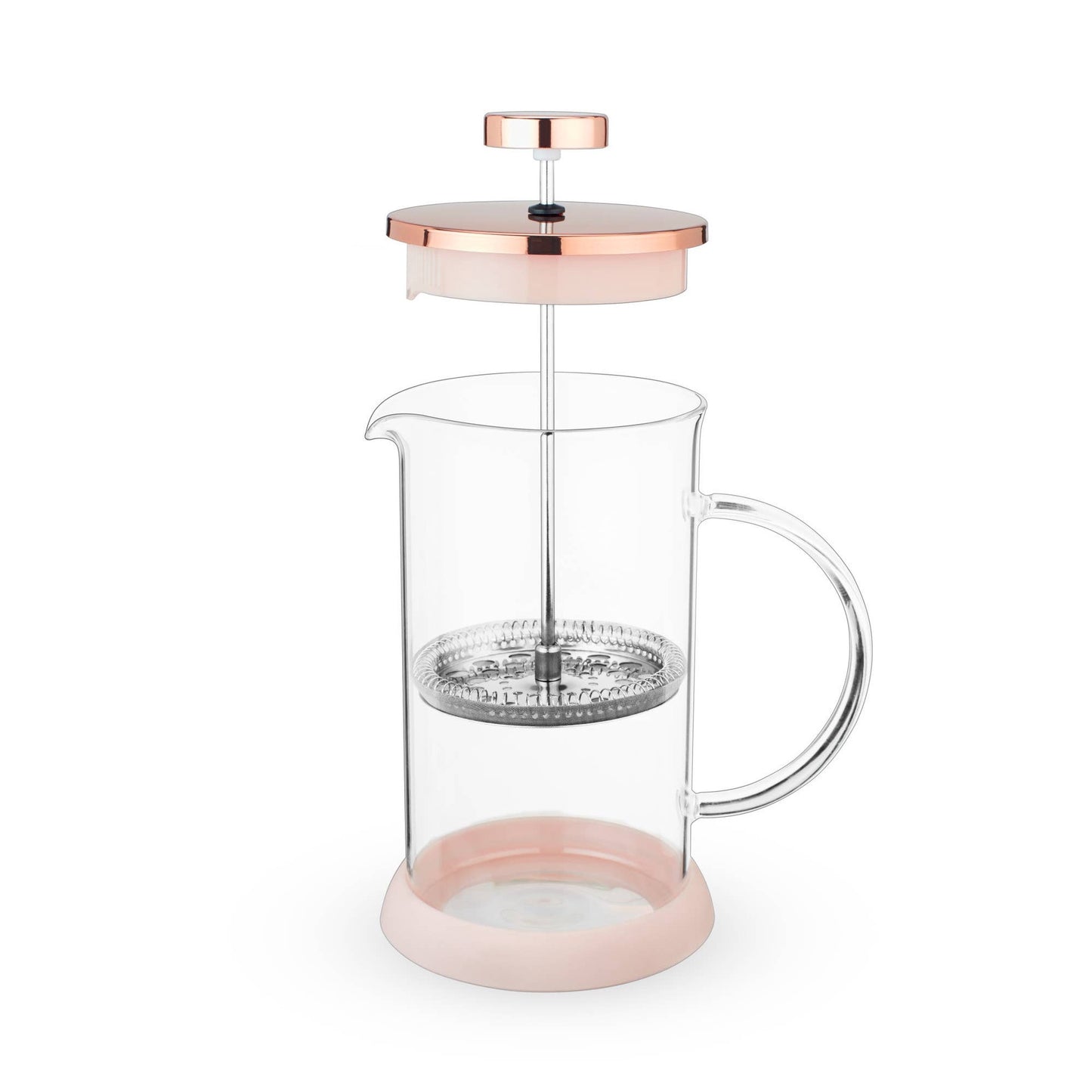 Riley™ Glass Coffee and Tea Press 12oz | Pinky Up