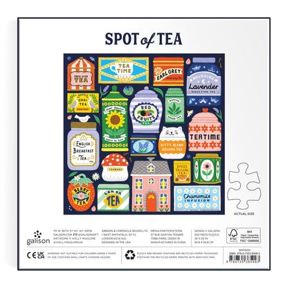 Spot of Tea 500 pc Puzzle | Galison
