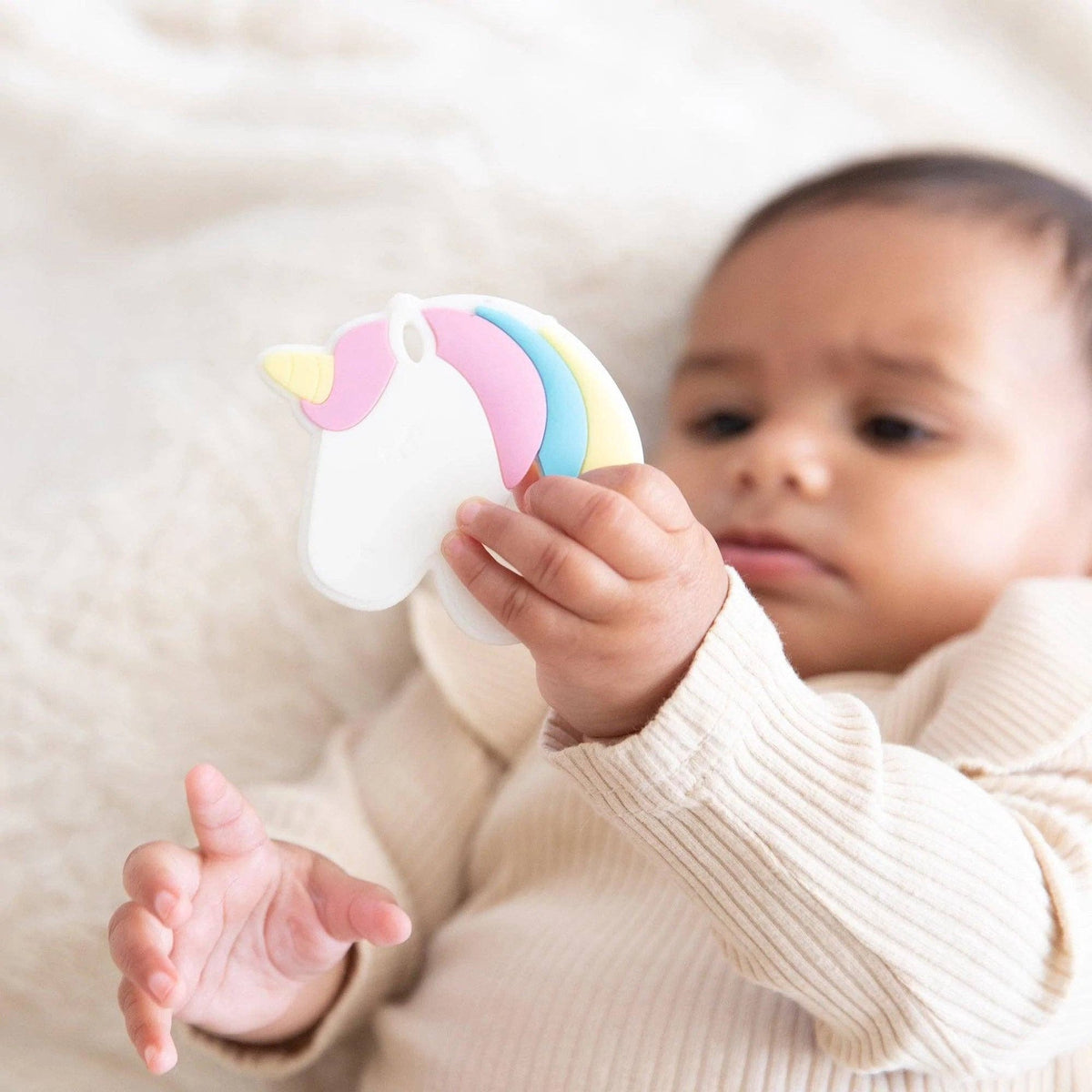 Unicorn Silicone Teether | Bumkins