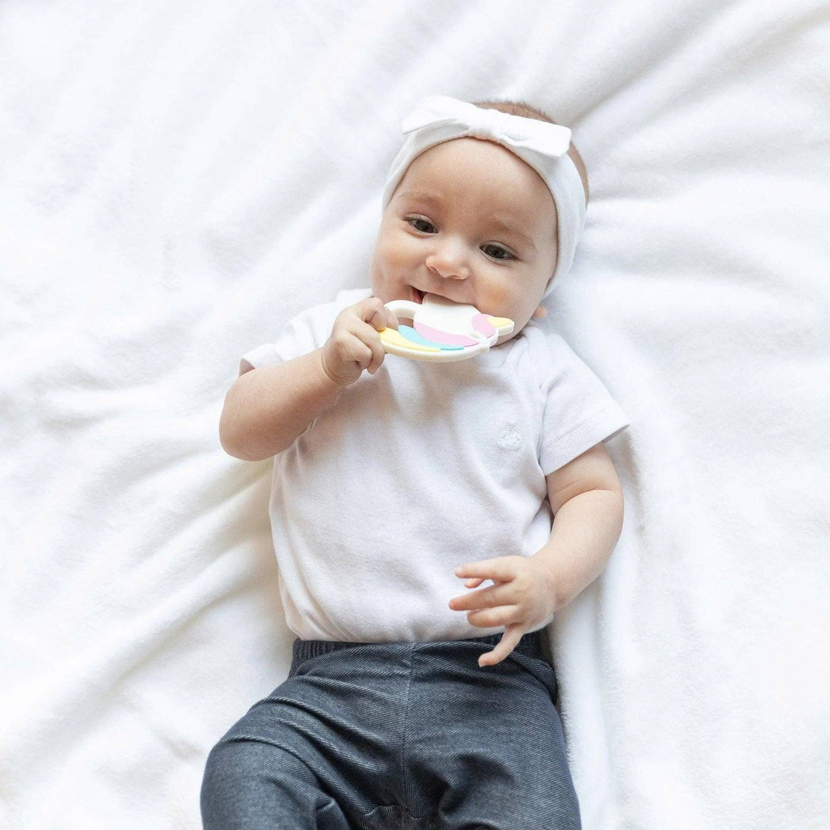 Unicorn Silicone Teether | Bumkins