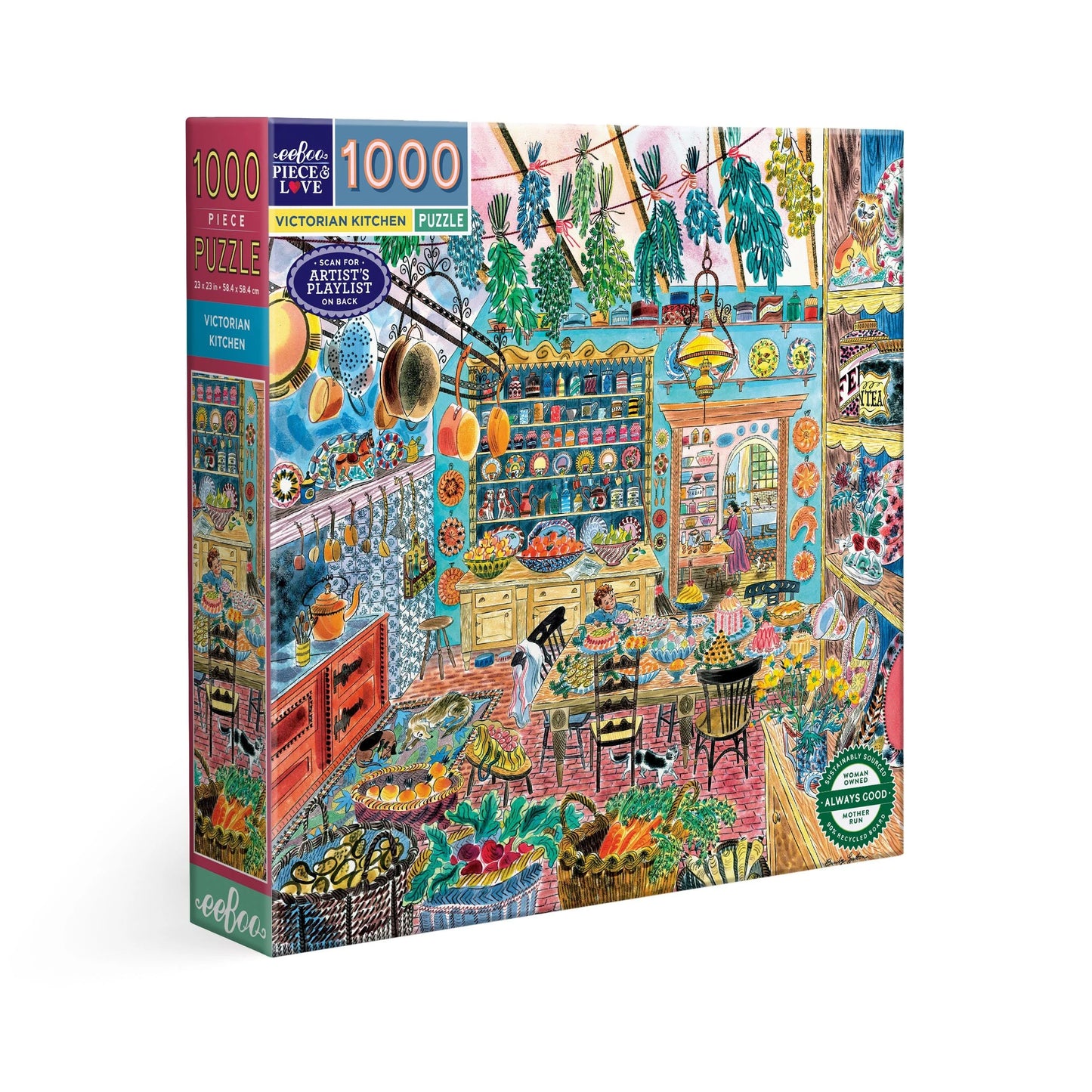 Victorian Kitchen Puzzle (1000 Piece) | Eeboo
