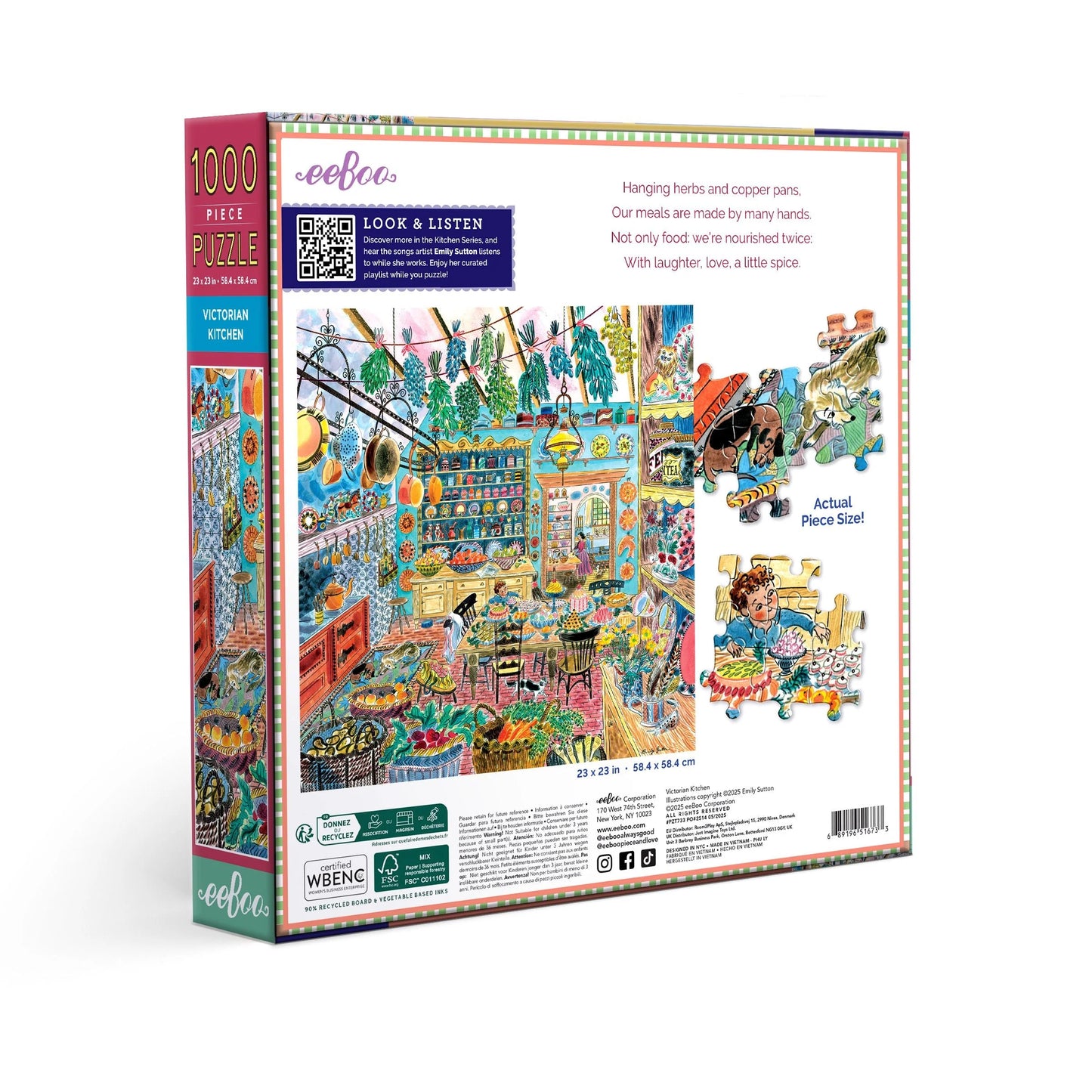 Victorian Kitchen Puzzle (1000 Piece) | Eeboo