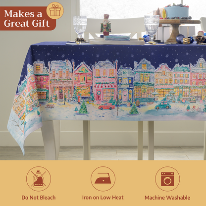 Christmas Market Tablecloth | Maison d'Hermine