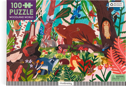 Woodland World Puzzle (100 Piece) | Mudpuppy