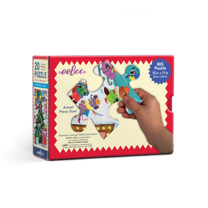 Christmas Village Puzzle (20pc) | Eeboo