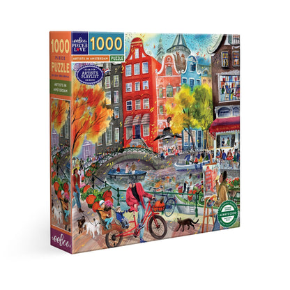 Artists in Amsterdam Puzzle (1000pc| Eeboo