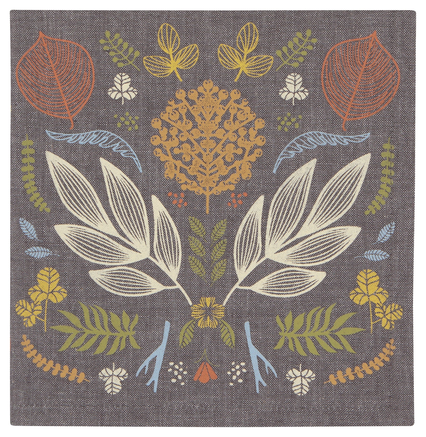 Set of 4 Cloth Napkins Autumn Glow Print | Now Designs