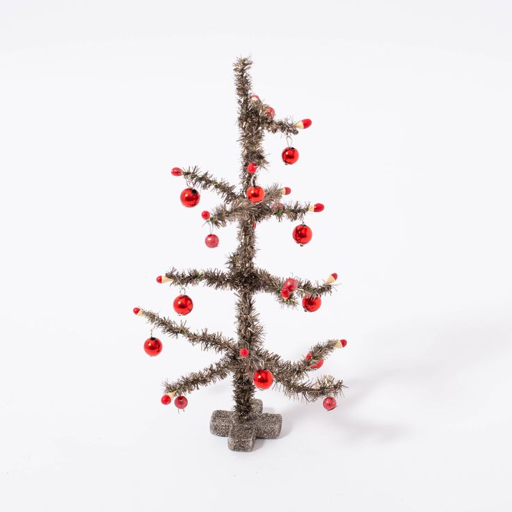 Decorative Antique Silver Christmas Tree | Maileg