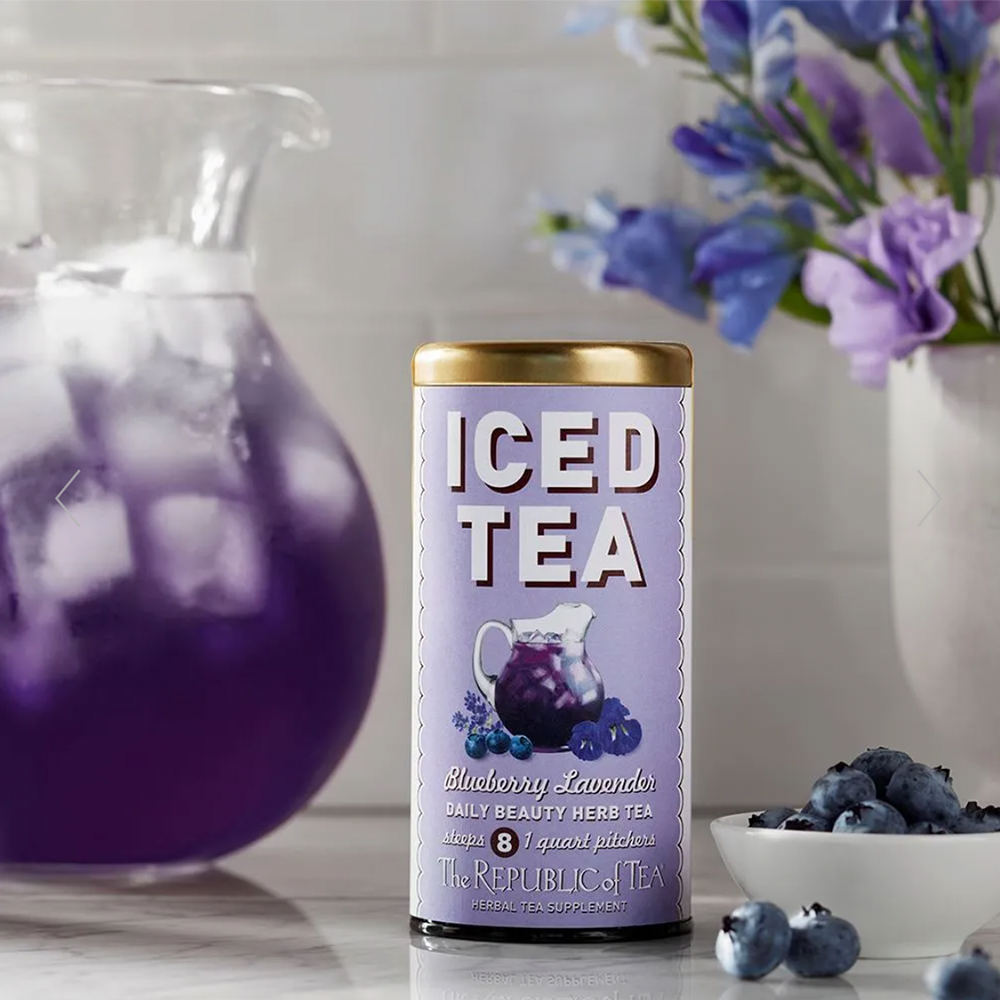 Blueberry Lavender Ice Tea (8 Brew Bags) | Republic of Tea