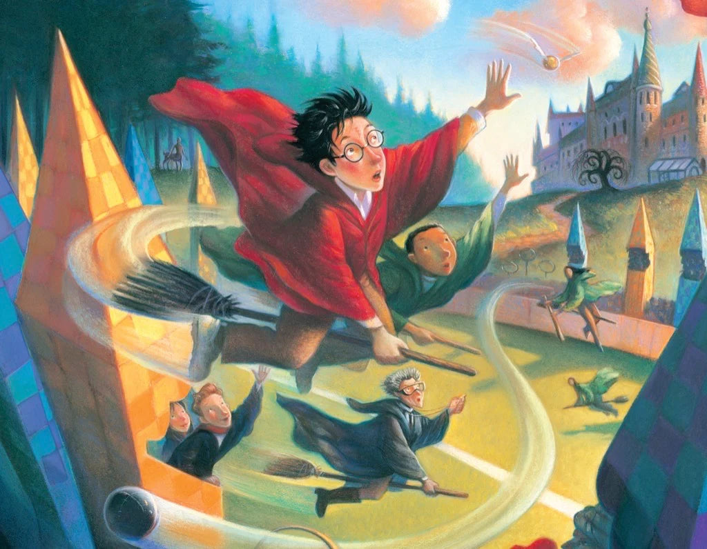 Harry Potter Quidditch Mini Puzzle (100 pc) | New York Puzzle Company