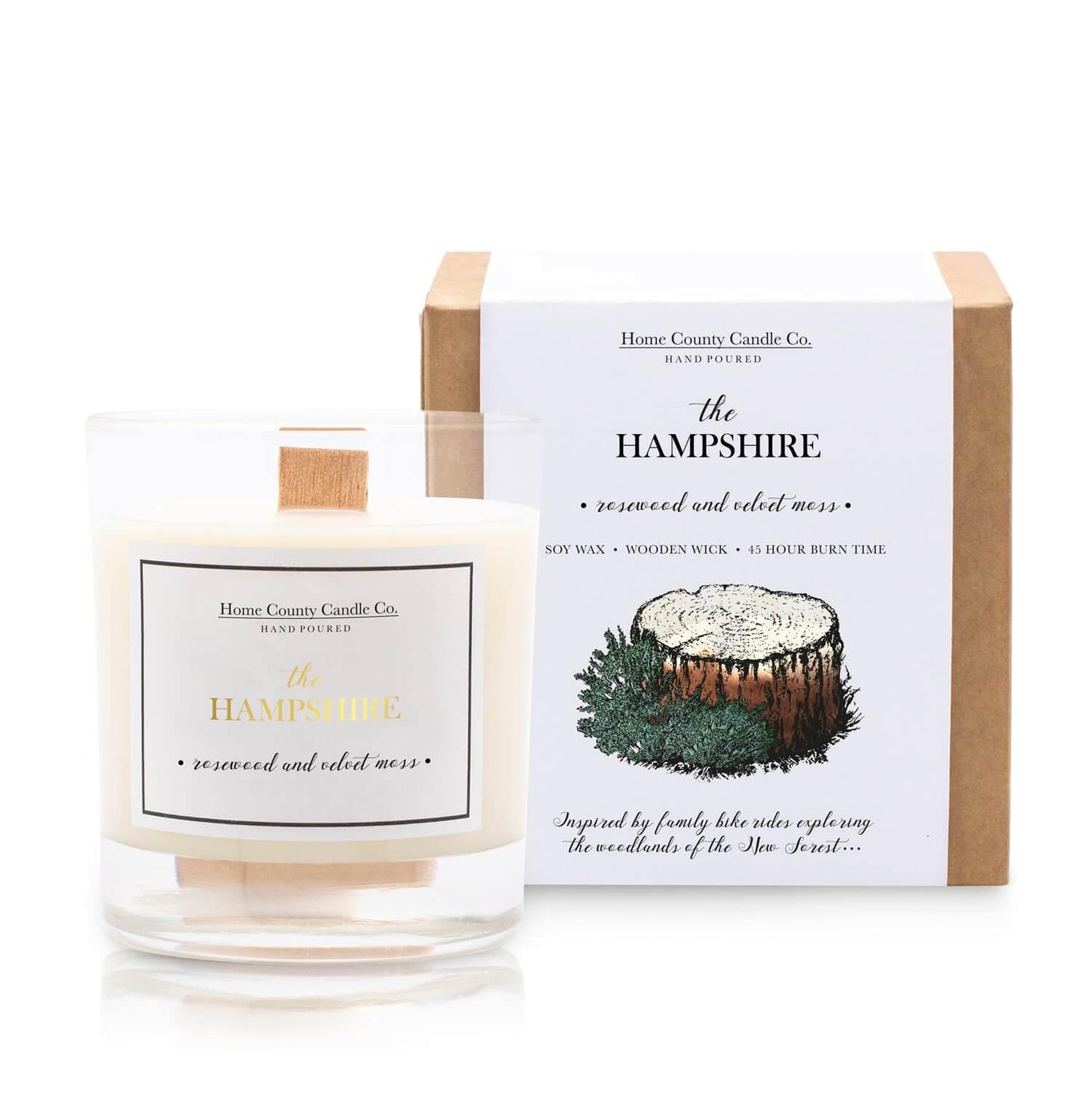 Wood Wick Soy Candles (Hand-poured in the UK) | Home County Candle Co.