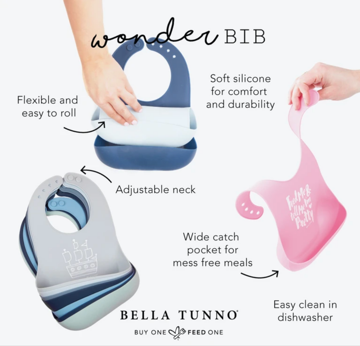 Wonder Bibs - Various Colors | Bella Tunno