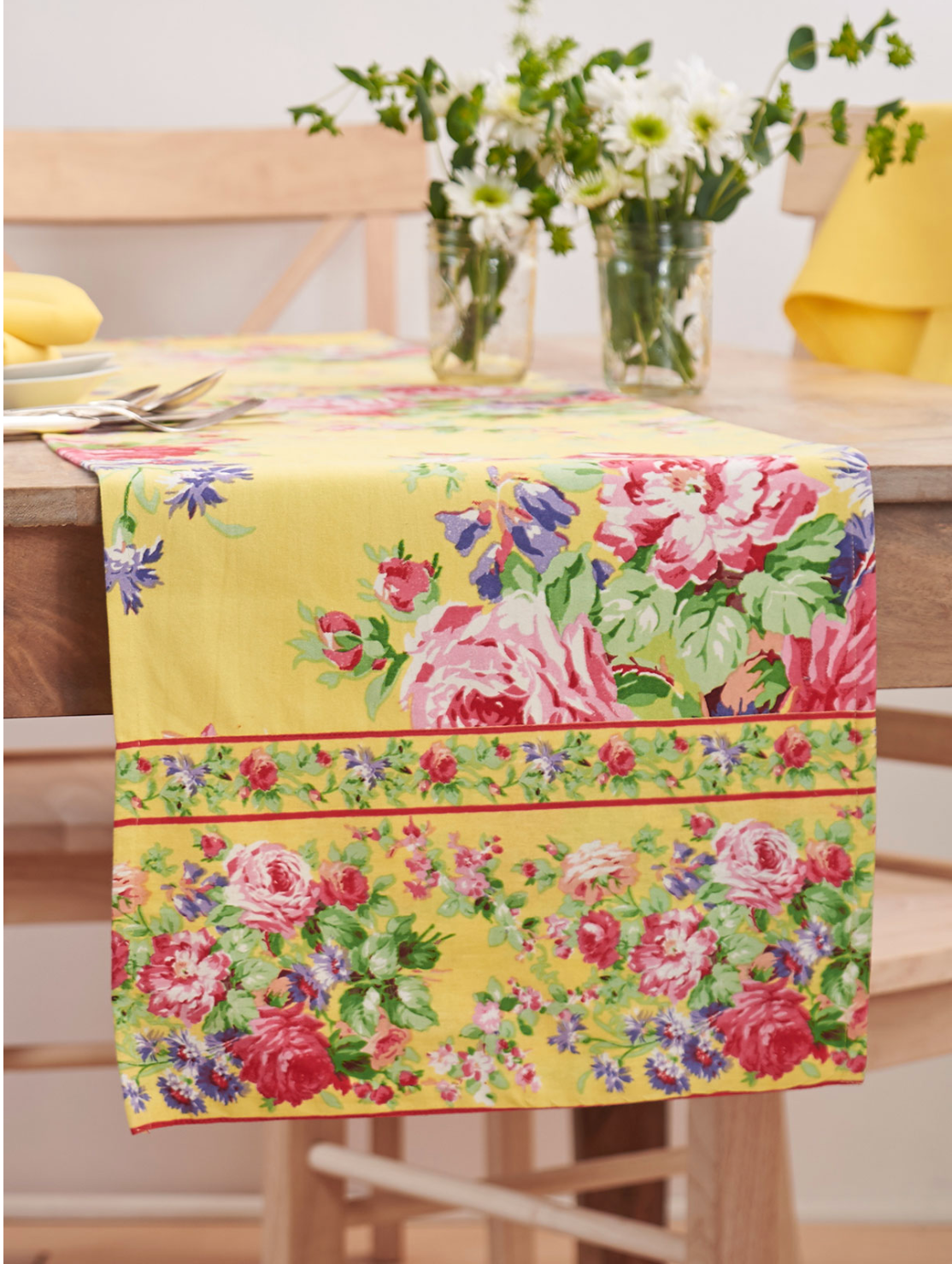 April Cornell Kitchen Towel Set of 2 Colorful Floral Flower Garden