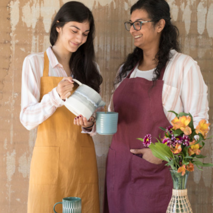 Stonewash Heirloom Apron | Now Designs