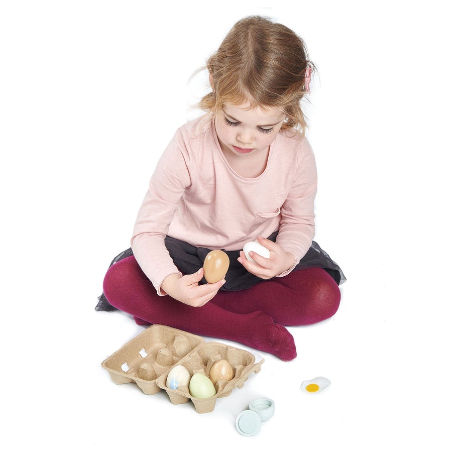 Wooden Eggs | Tender Leaf Toys