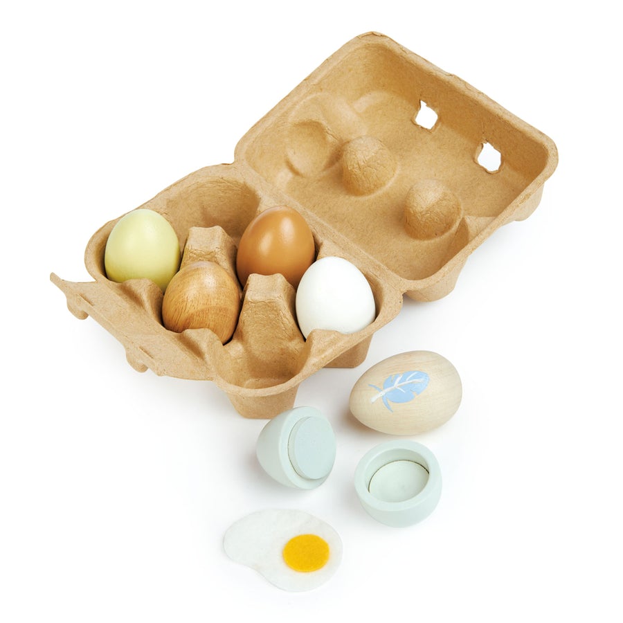 Wooden Eggs | Tender Leaf Toys