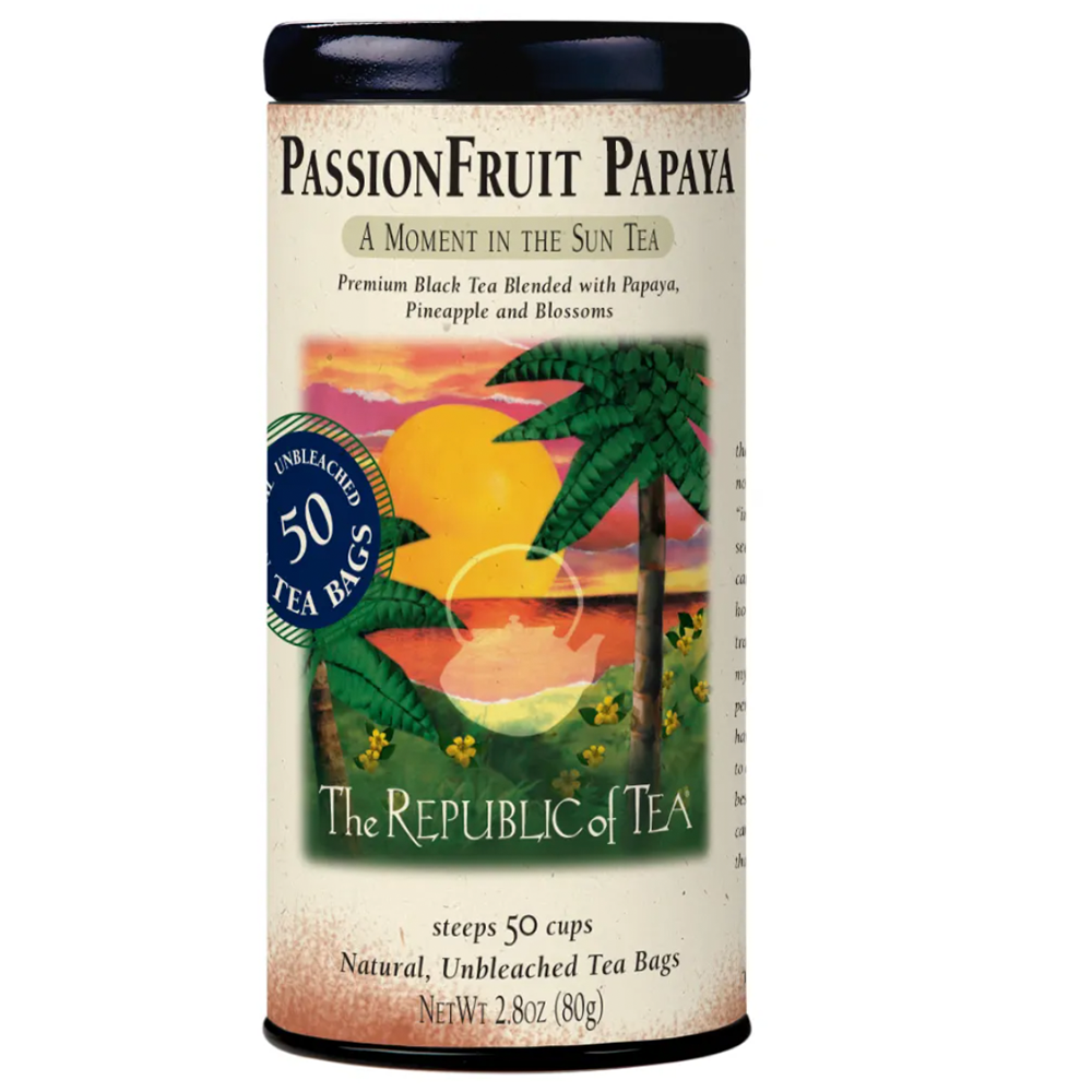 PassionFruit Papaya Black Tea (50 Tea Bags) | Republic of Tea
